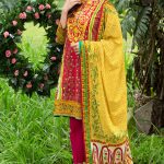 3 Piece Eleanor Embroidered Lawn Pakistani Dress Online by Alkaram Studio Exclusive Festival Eid Collection 2017