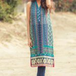Buy this 2 Piece Pristine Printed Lawn Pakistani Dress Online by Alkaram Studio Exclusive Spring Summer Collection Volume 2 2017