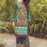Exclusive 3 Piece Embroidered Chiffon Pakistani Ready to Wear Dress online by Alkaram Studio Festival Spring Summer Eid Collection Volume 2 2017