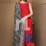 Embroidered Unstitched Linen 3 Piece Pakistani Dress On A Discount Price For Shopping Online By Nishat Linen Winter Collection 2017.