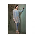 Azure Ready To Wear By Native.Pk Fall Collection 2017 In Cinderella Blue Color And Crinkle Chiffon Fabric Is Available Online At A Best Price.