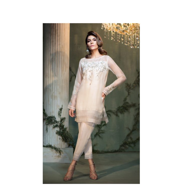 WALTZ Ready To Wear Pakistani Dress By Native.Pk Fall Collection 2017 In Powder Pink Color And Net Fabric Is Available Online At A Best Price.