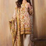 Elegant beige Unstitched Pret Wear Available For Shopping By Kayseria Pret wear Collection 2018