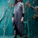 Metallic color Ready To Wear dress By Zainab Chottani casual wear Winter Collection 2017