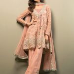 Sadaf kanwal wearing salmon pink angrakha by Zainab chottani fancy2018Sadaf kanwal wearing salmon pink angrakha by Zainab chottani fancy2018