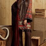 Very Stylish brown 3 Piece Unstitched Pakistani Marina Dress By Orient Textile Pret wear Collection 2018