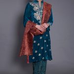 Naqsh-e-Rustam green 3 piece pret wear dress by Generation new arrivals 2019