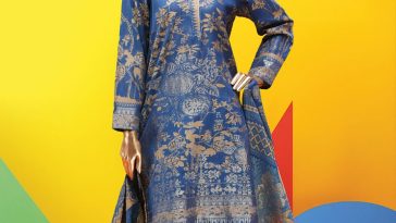 Pretty 3 piece maroon ready to wear dress by Junaid Jamshed casual collection 2018