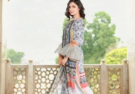 Unstitched Pakistani Lawn Suit by Saroni