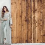 2 piece stitched pret wear organza dress by Suffuse by Sana Yasir semi formals 2018