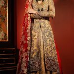 Buy this beautiful and elegant traditional wedding dress by pakistani wedding lengha at a reasonable price