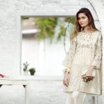 Buy this beautiful organza jacket ready t o wear dress by Suffuse by Sana Yasir luxury pret collection 2018