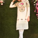 Buy this cotton net 3 piece embroidered dress by Suffuse by Sana Yasir ready to wear collection 2018