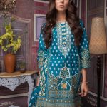 Buy this pretty embroidered stitched dress at a reasonable price available online by Zeen women embroidered clothes collection 2019