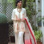 printed 2 piece stylish jamawar ready to wear dress by by Suffuse by Sana Yasir online 2018