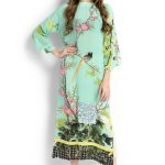 Refreshing green shirt by Sana Safinaz spring western collection 2018