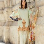 Secret history light green unstitched pret dress by Ivy prints lawn collection 2018