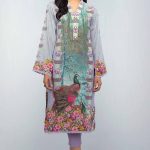Buy Online Peacock Printed Lawn Suit by Bareeze Summer Collection 2018