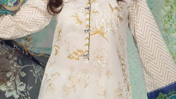 ethnic Pakistani ensemble from Summer’18 collection by Orient Textile casual prets 2018.
