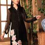 Pretty stitched black pret shirt by Khas luxury collection 2018