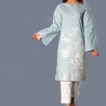 Pakistani Ready to Wear Short Kurti available online by Zellbury Women Clothing at SALE price.