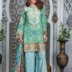 Buy this elegant Lawn 3 piece pret dress by Bonanza Eid Clothes in Malaysia at a very reasonable price