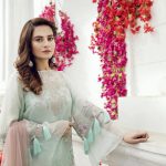 The Sky Lark unfurls freedom chiffon dress by Imrozia Premium Eid luxury dresses 2018.