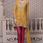 Maria B Mehndi Collection Features this Pretty Pakistani Wedding Dress