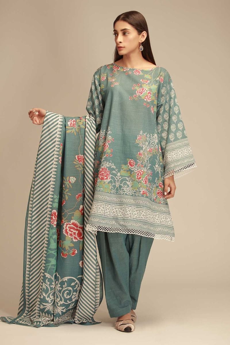 Pakistani Formal Dress - Khaadi's Khaddar Collection