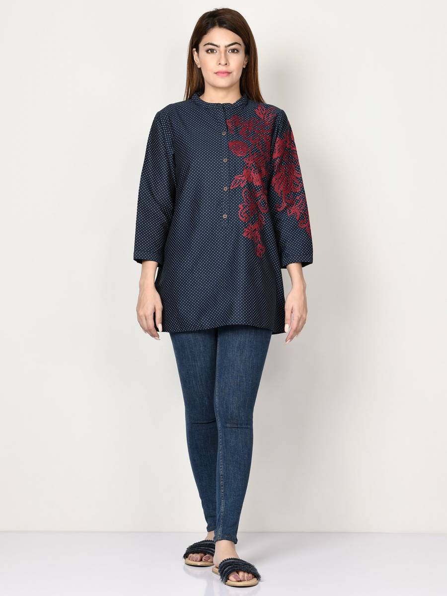 Cambric Short Kurti Limelight Winter Collection 2019